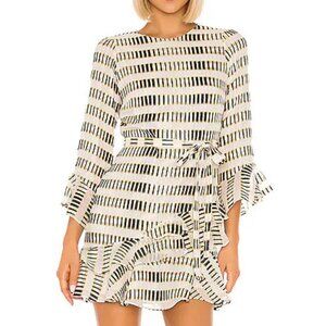 Saloni "Marissa Mini B" Silk Dress SZ 2